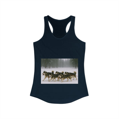 Mush On Women's Racerback Tank