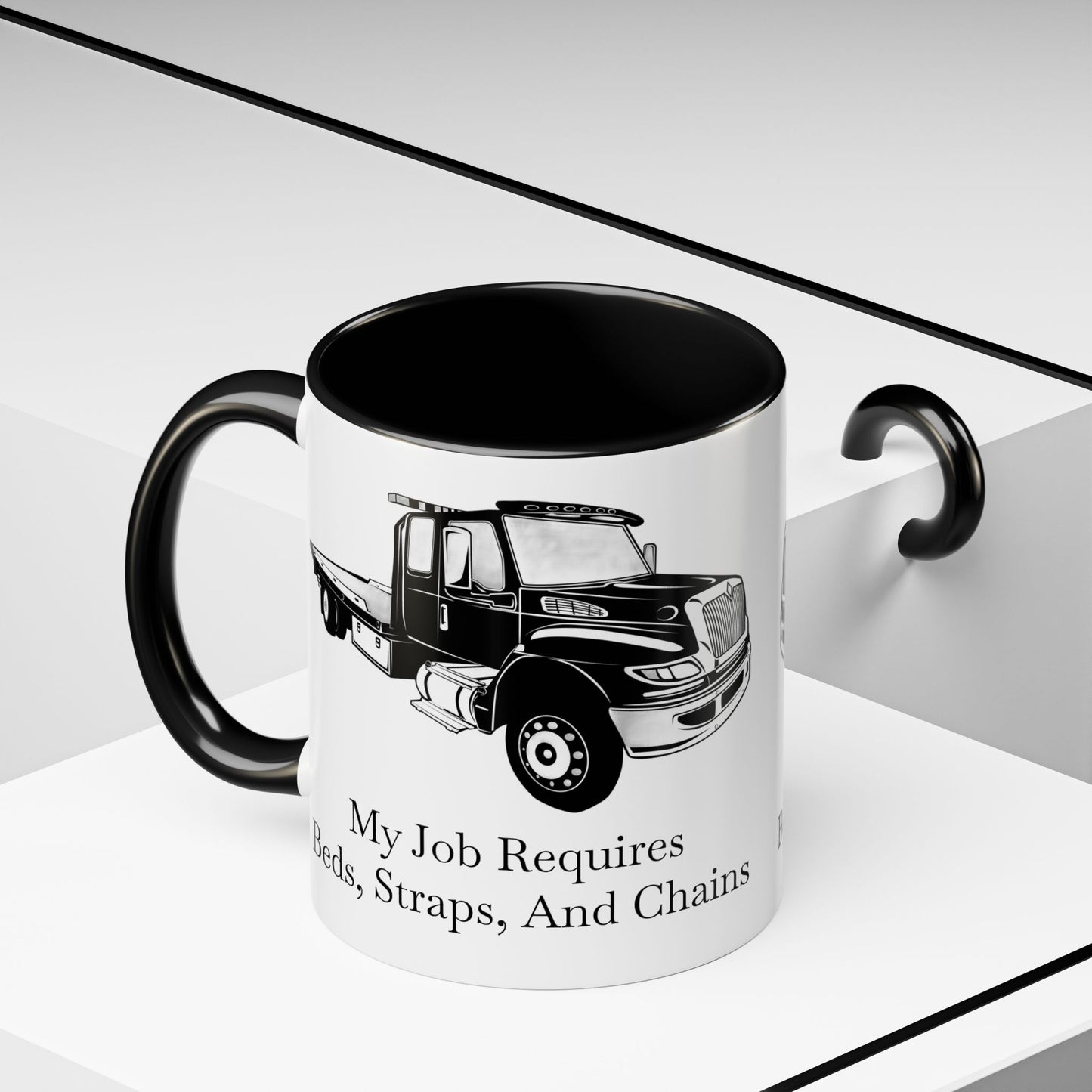 Beds, Straps, And Chains 2-Tone Coffee Mug