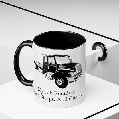 Beds, Straps, And Chains 2-Tone Coffee Mug