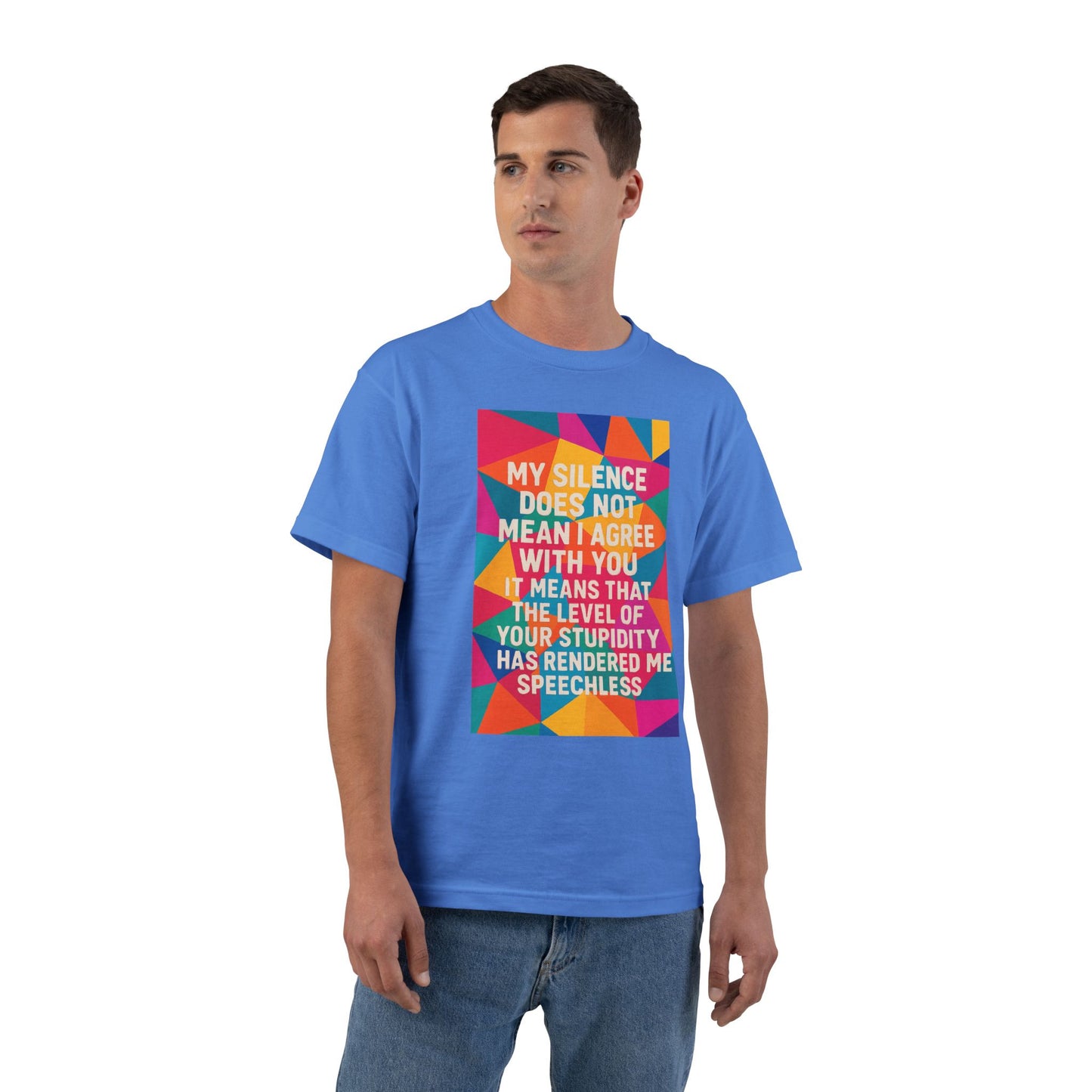Speechless Men's Short-Sleeve Crewneck Tee