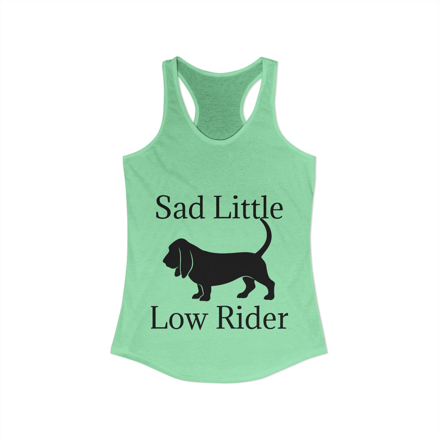 Sad Little Low Rider Women's Racerback Tank