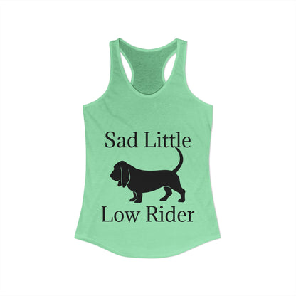 Sad Little Low Rider Women's Racerback Tank
