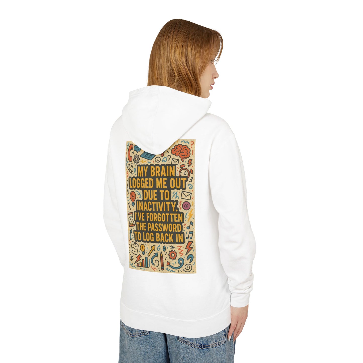 Logged Out Unisex Lightweight Hoodie