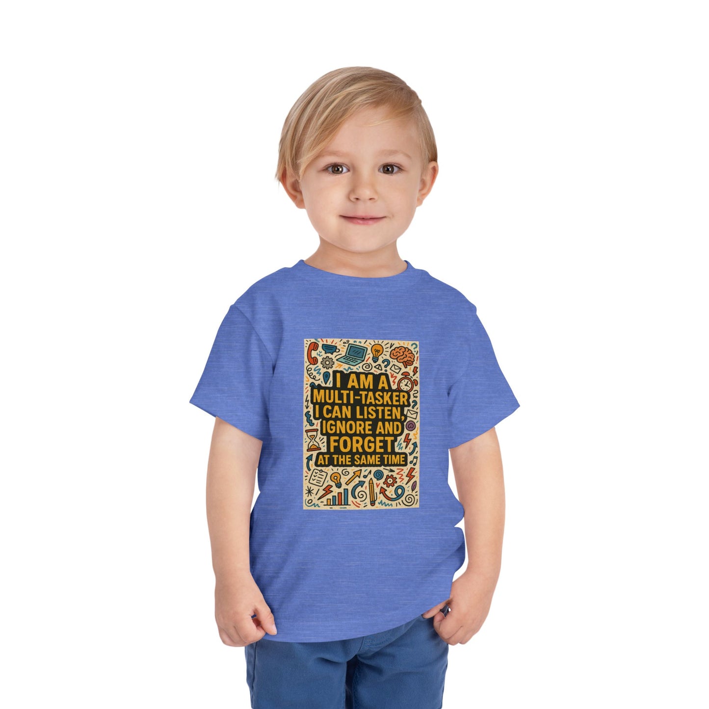 Multi-Tasker Toddler Unisex Short Sleeve Crewneck Tee