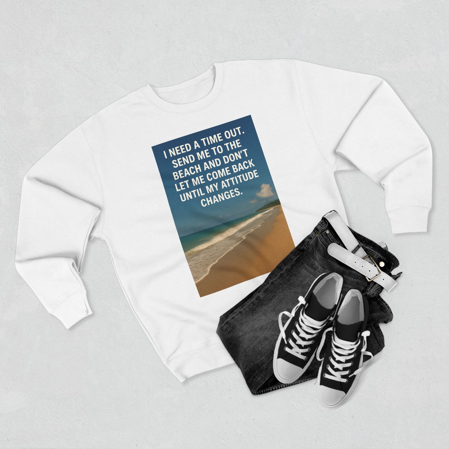 Time Out Unisex Crewneck Sweatshirt