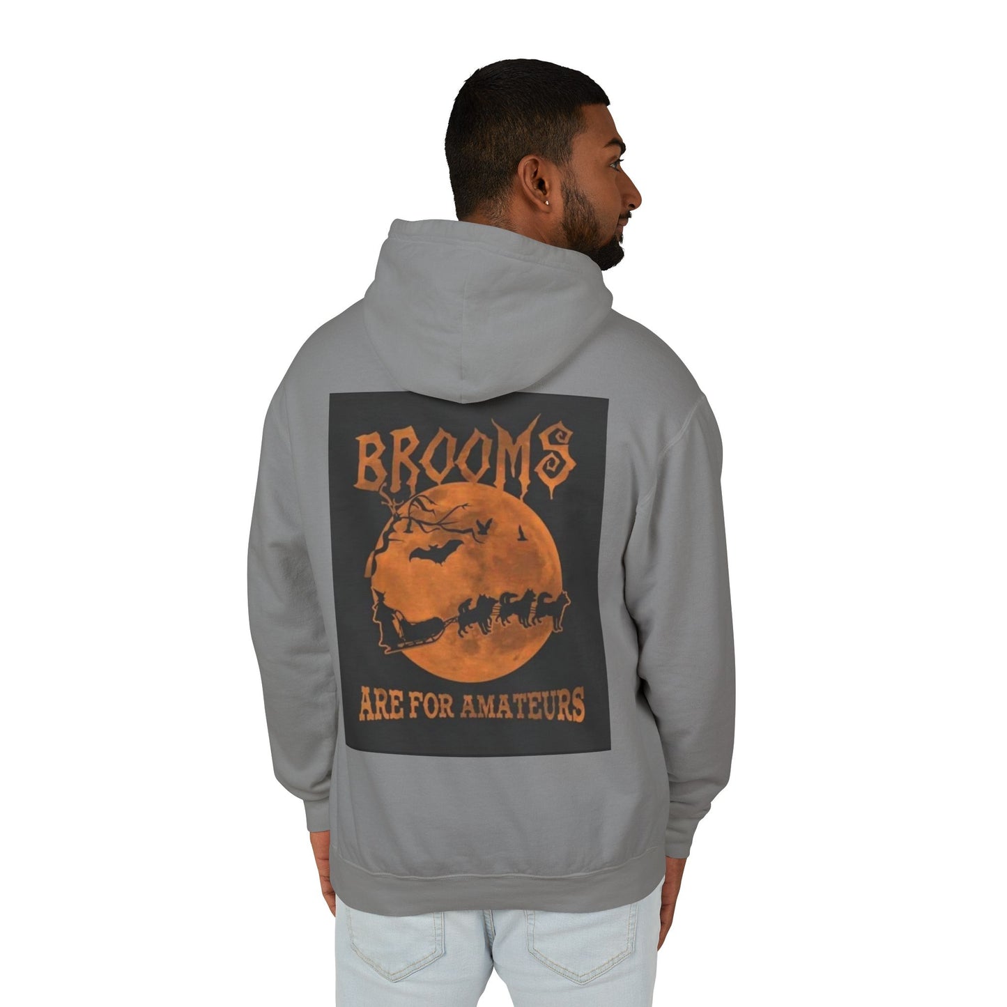 Brooms Are For Amateurs Unisex Lightweight Hoodie