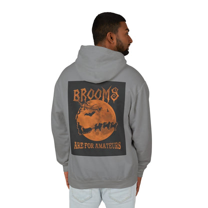Brooms Are For Amateurs Unisex Lightweight Hoodie