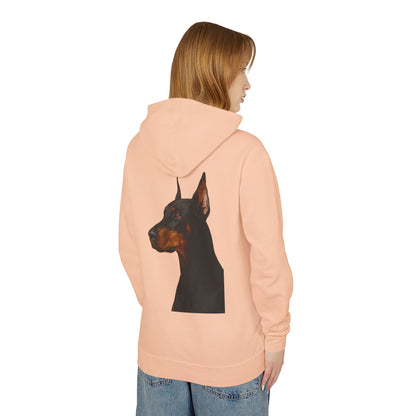 Doberman Head Unisex Lightweight Hoodie