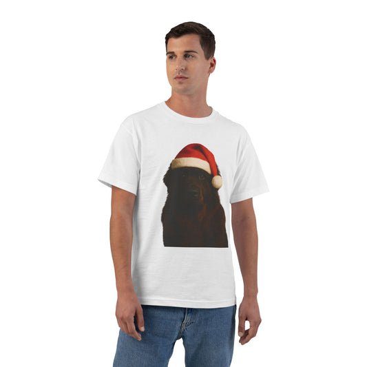 Santa Paws Newfie Men's Short-Sleeve Crewneck Tee