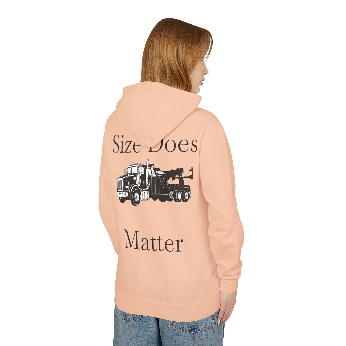 Size Does Matter Unisex Lightweight Hoodie