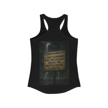 Florinthians 6:12 Women's Racerback Tank