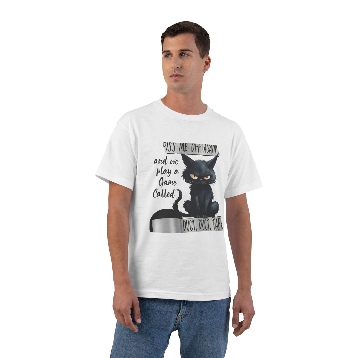 Duct, Duct, Tape Men's Short-Sleeve Crewneck Tee
