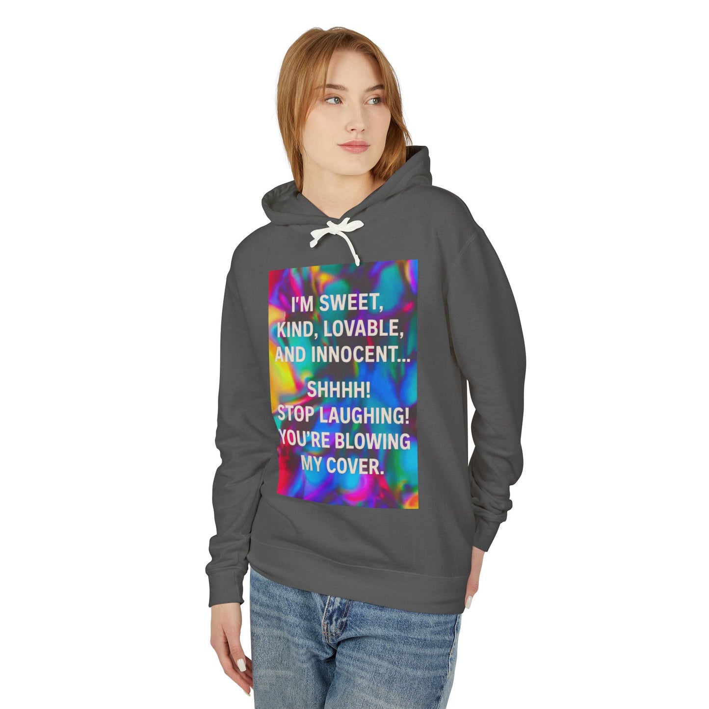 Blowing My Cover Unisex Lightweight Hoodie