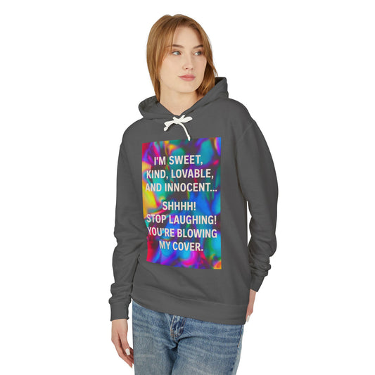Blowing My Cover Unisex Lightweight Hoodie