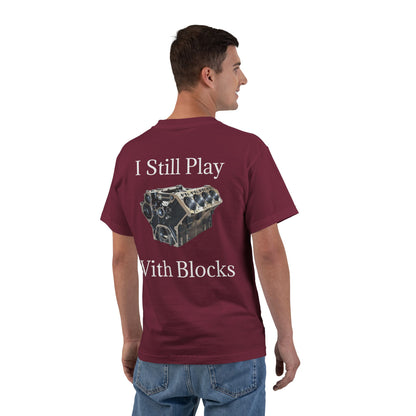 Play With Blocks Men's Short-Sleeve Crewneck Tee