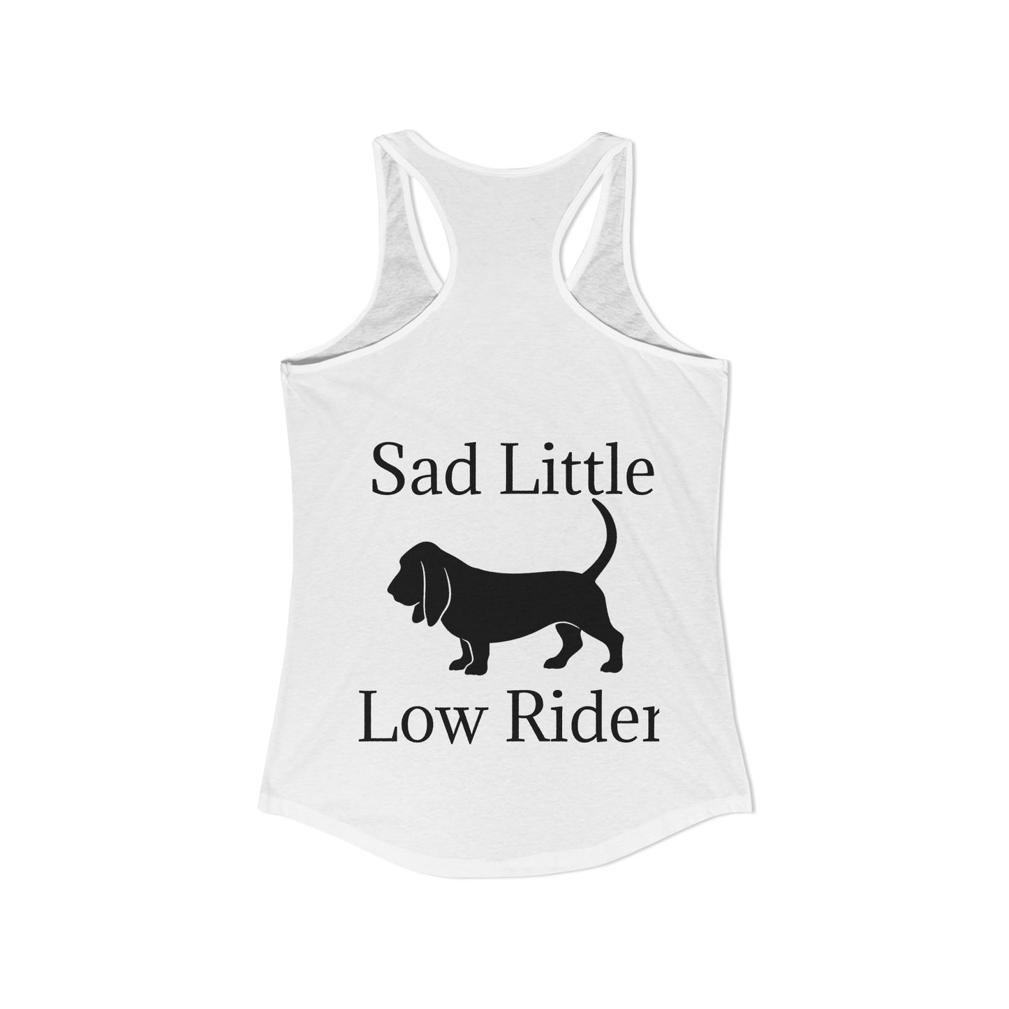 Sad Little Low Rider Women's Racerback Tank
