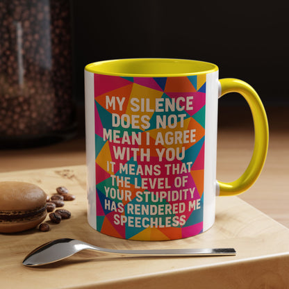 Speechless 2-Tone Coffee Mug