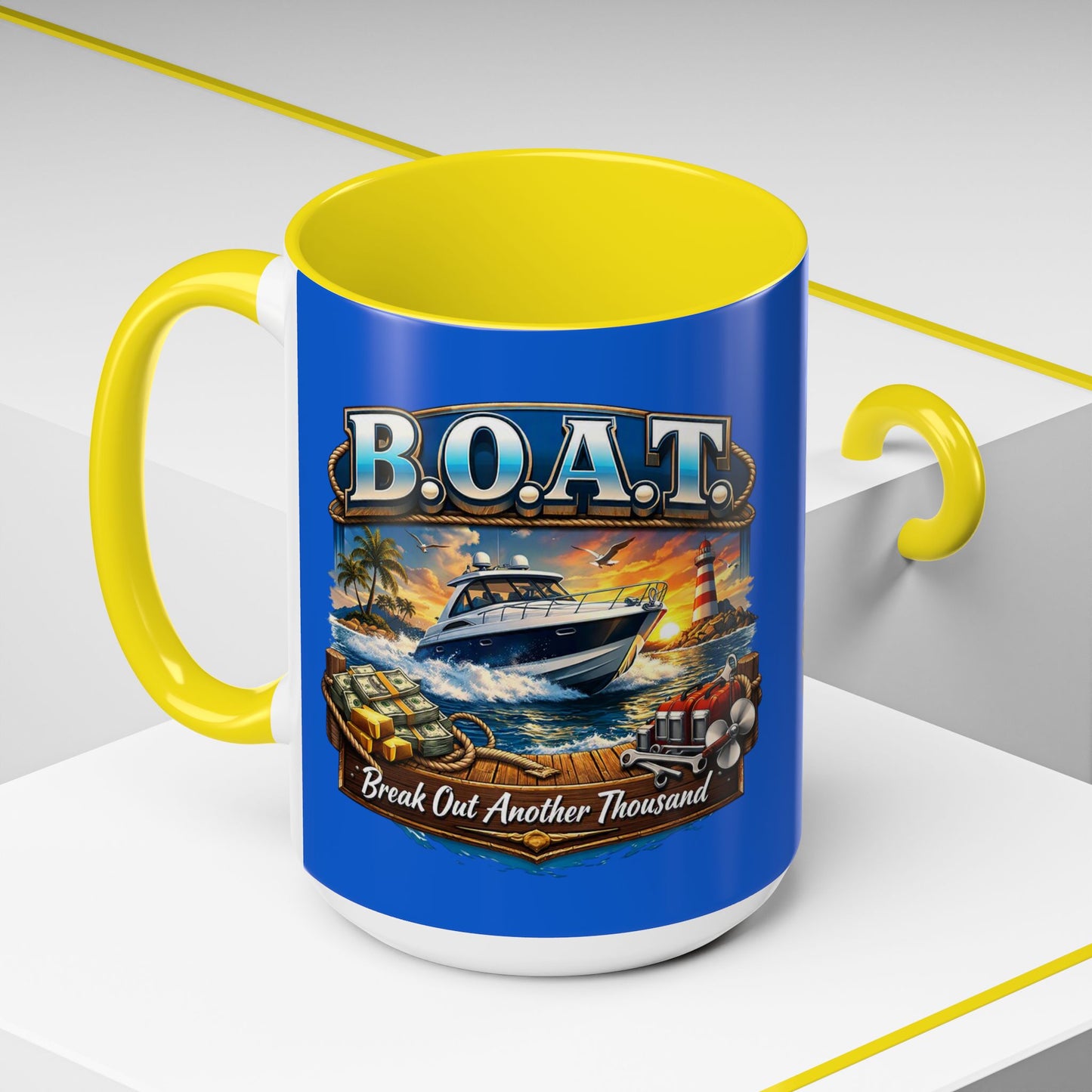 B.O.A.T. 2-Tone Coffee Mug