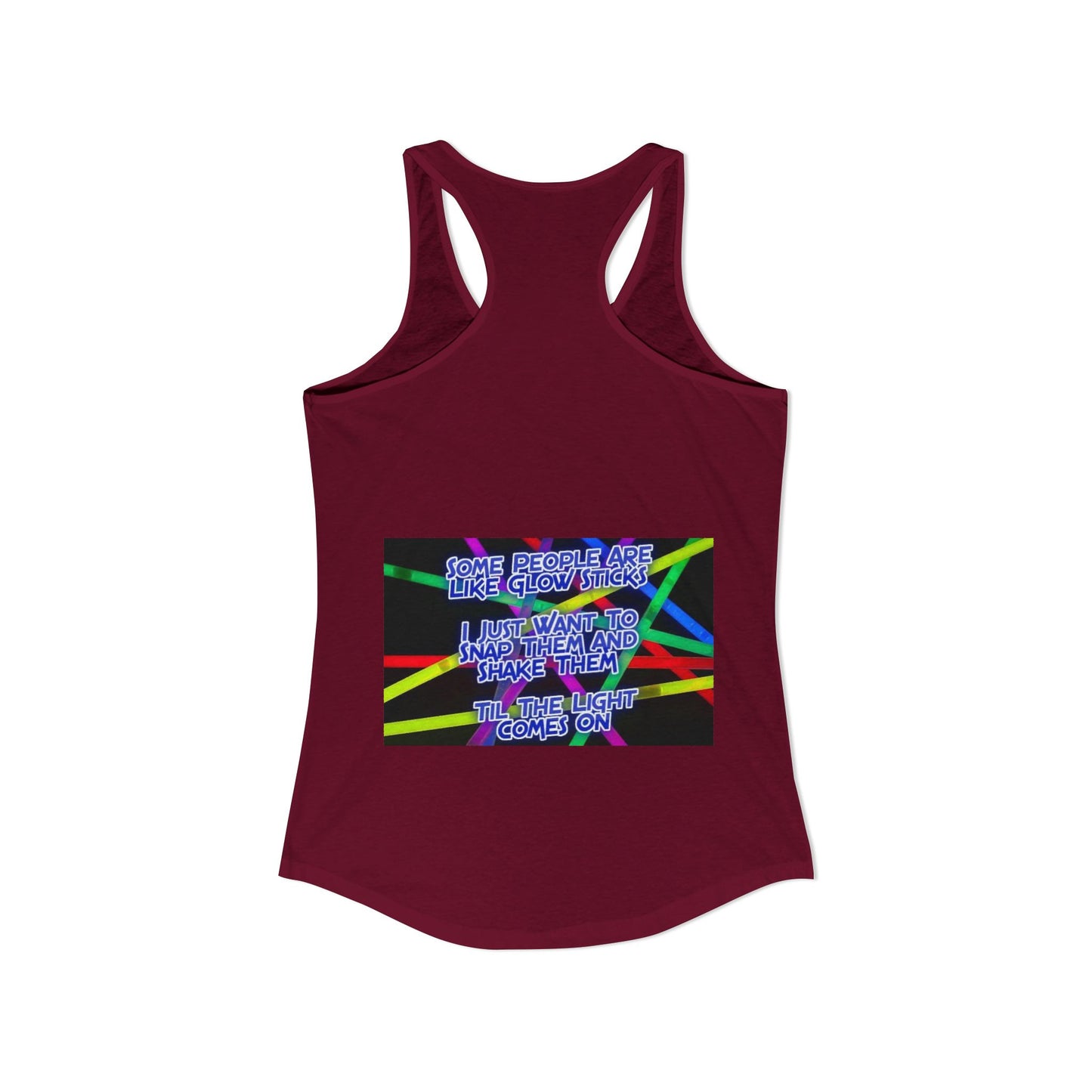 Glow Sticks Women's Racerback Tank