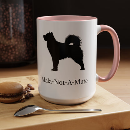 Mala-Not-A-Mute 2-Tone Coffee Mug