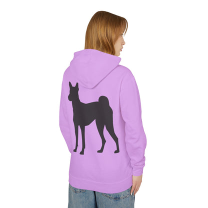 Basenji Silhouette Unisex Lightweight Hoodie