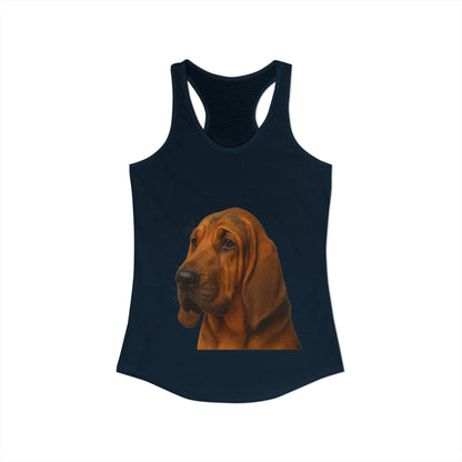 Bloodhound Head Women's Racerback Tank