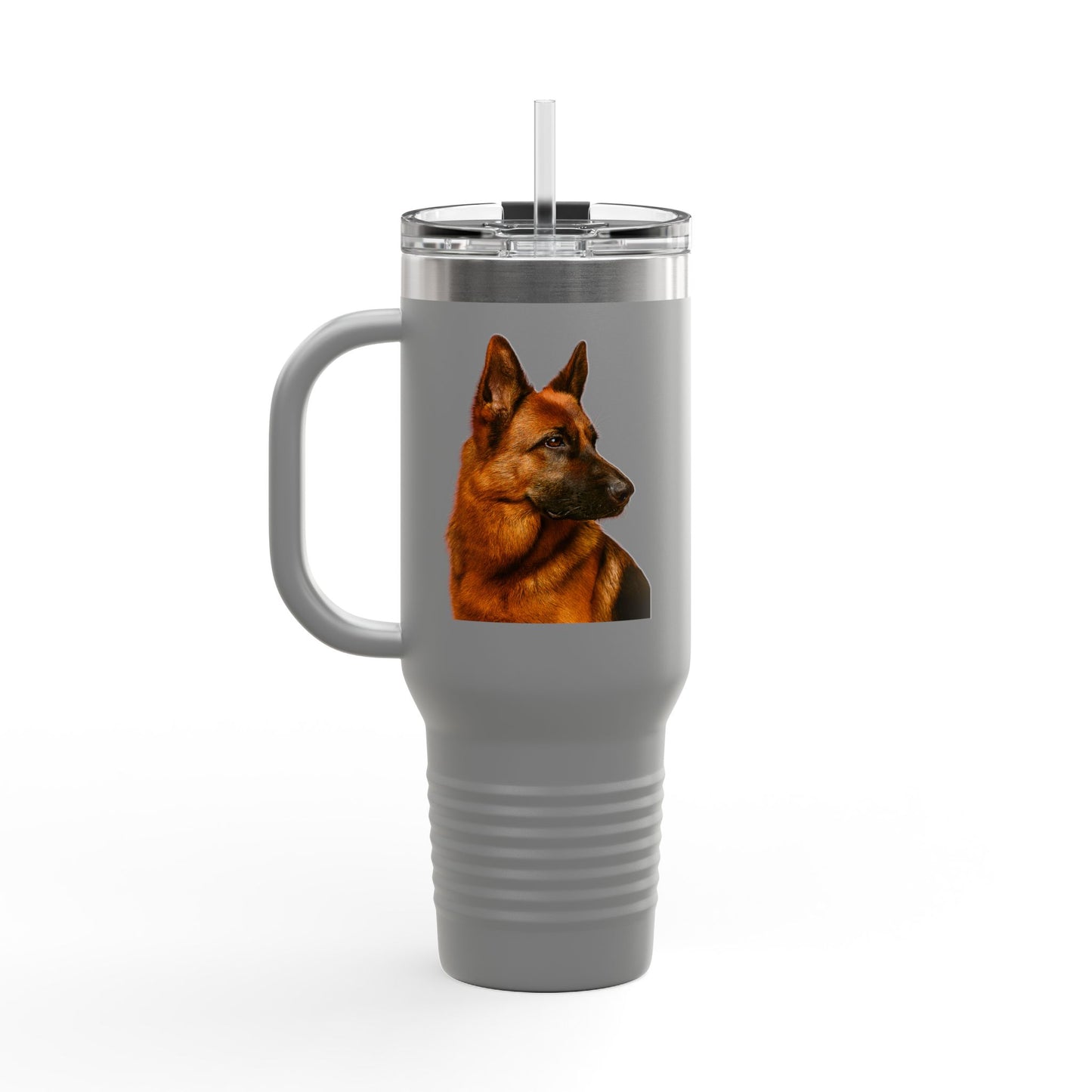 German Shepherd Head Insulated Travel Mug