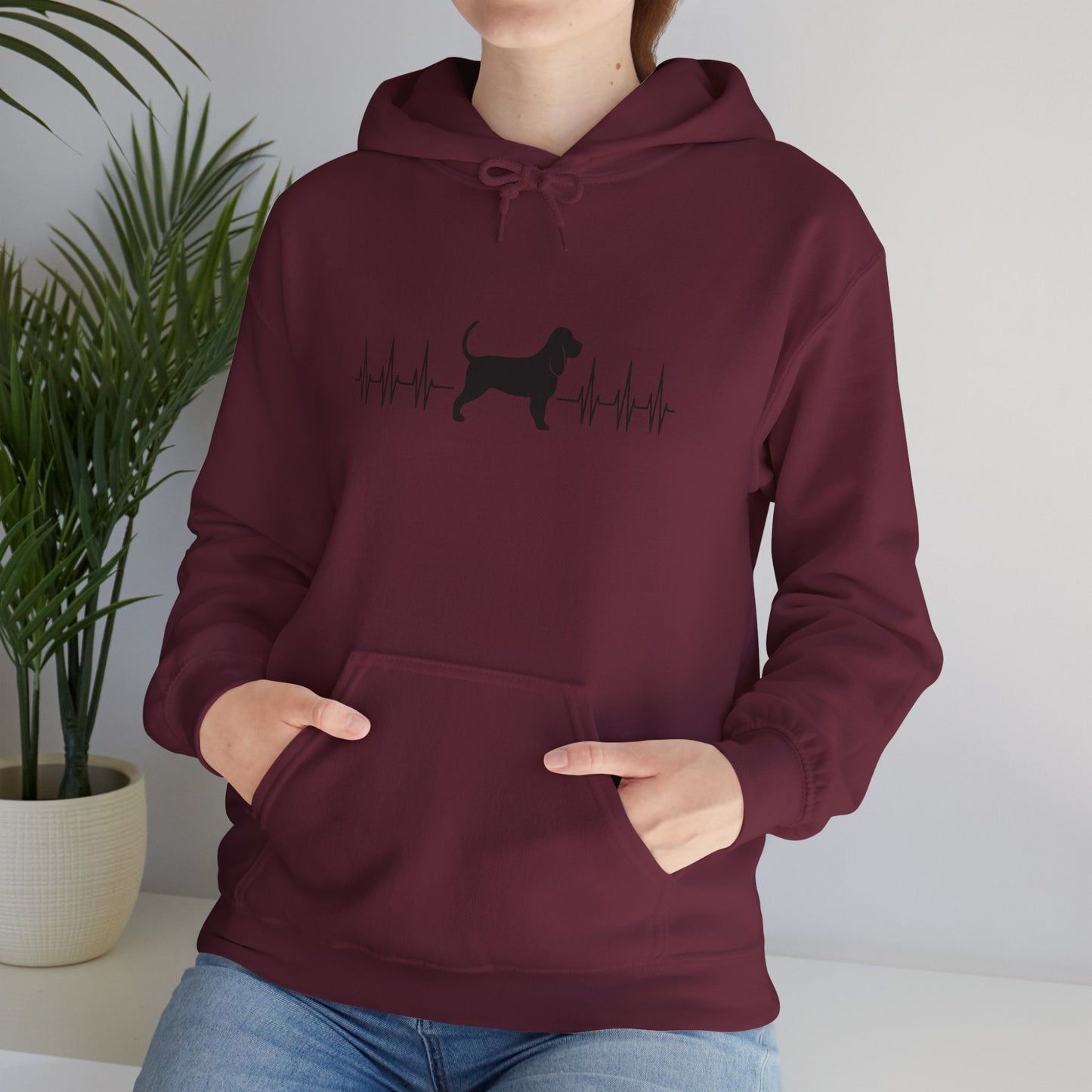 My Heart Beats For Bloodhounds Unisex Hoodie