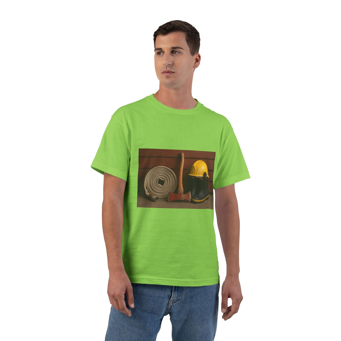 Fire/Rescue Appreciation Men's Short-Sleeve Crewneck Tee
