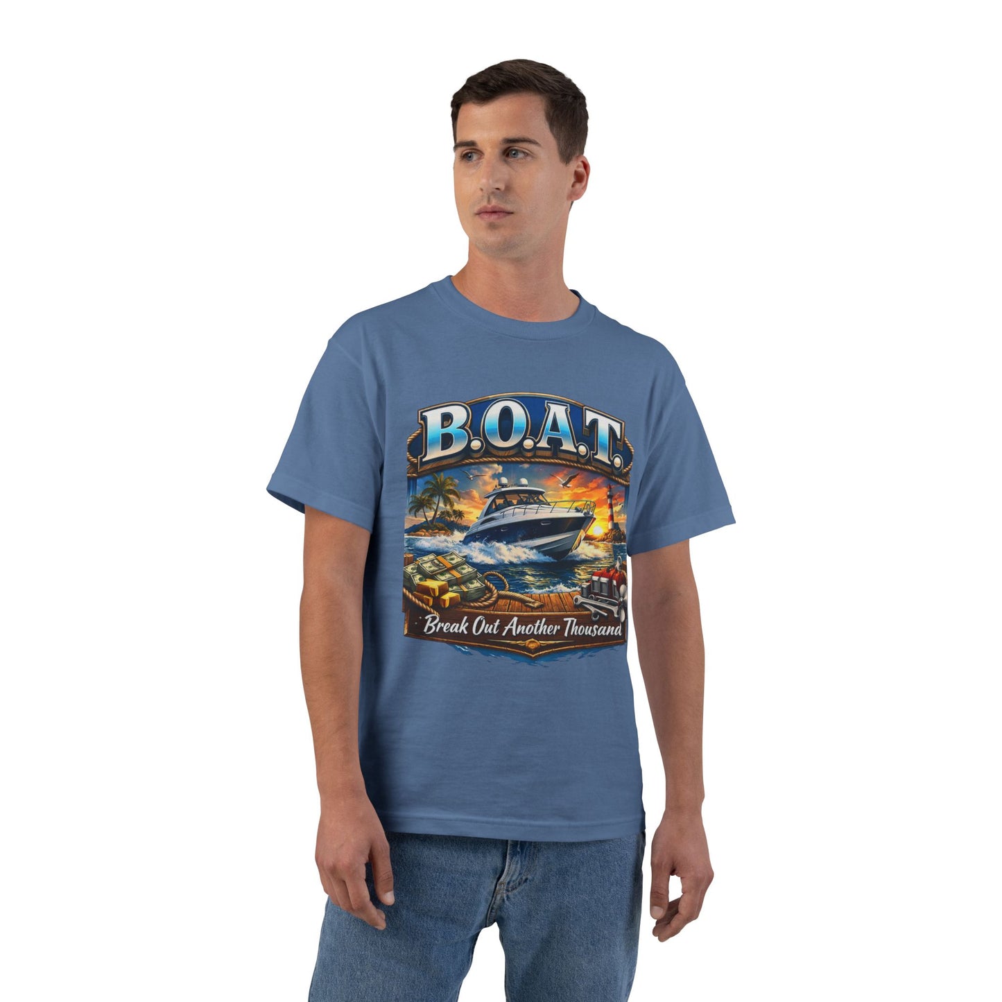 B.O.A.T. Men's Short-Sleeve Crewneck Tee