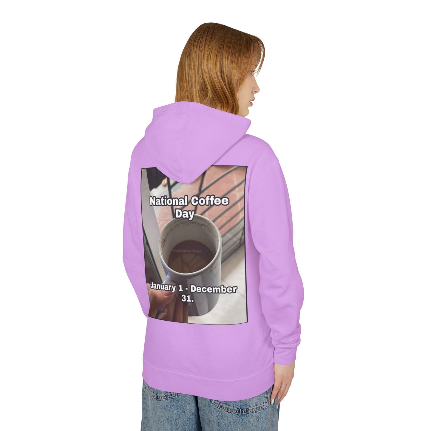 National Coffee Day Unisex Lightweight Hoodie