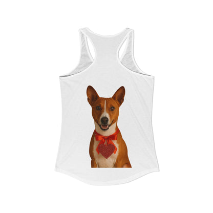 Cupid's Companion Basenji Women's Racerback Tank