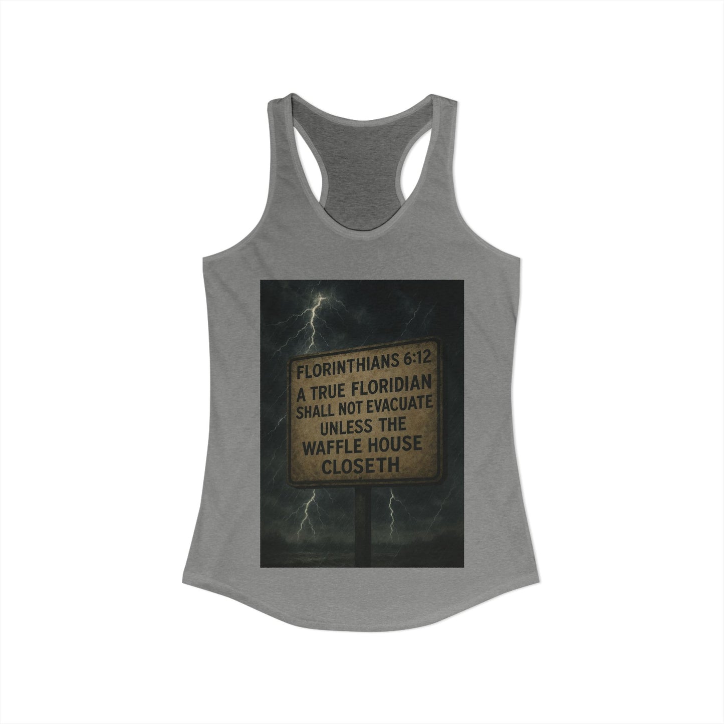 Florinthians 6:12 Women's Racerback Tank