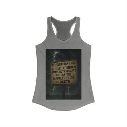 Florinthians 6:12 Women's Racerback Tank