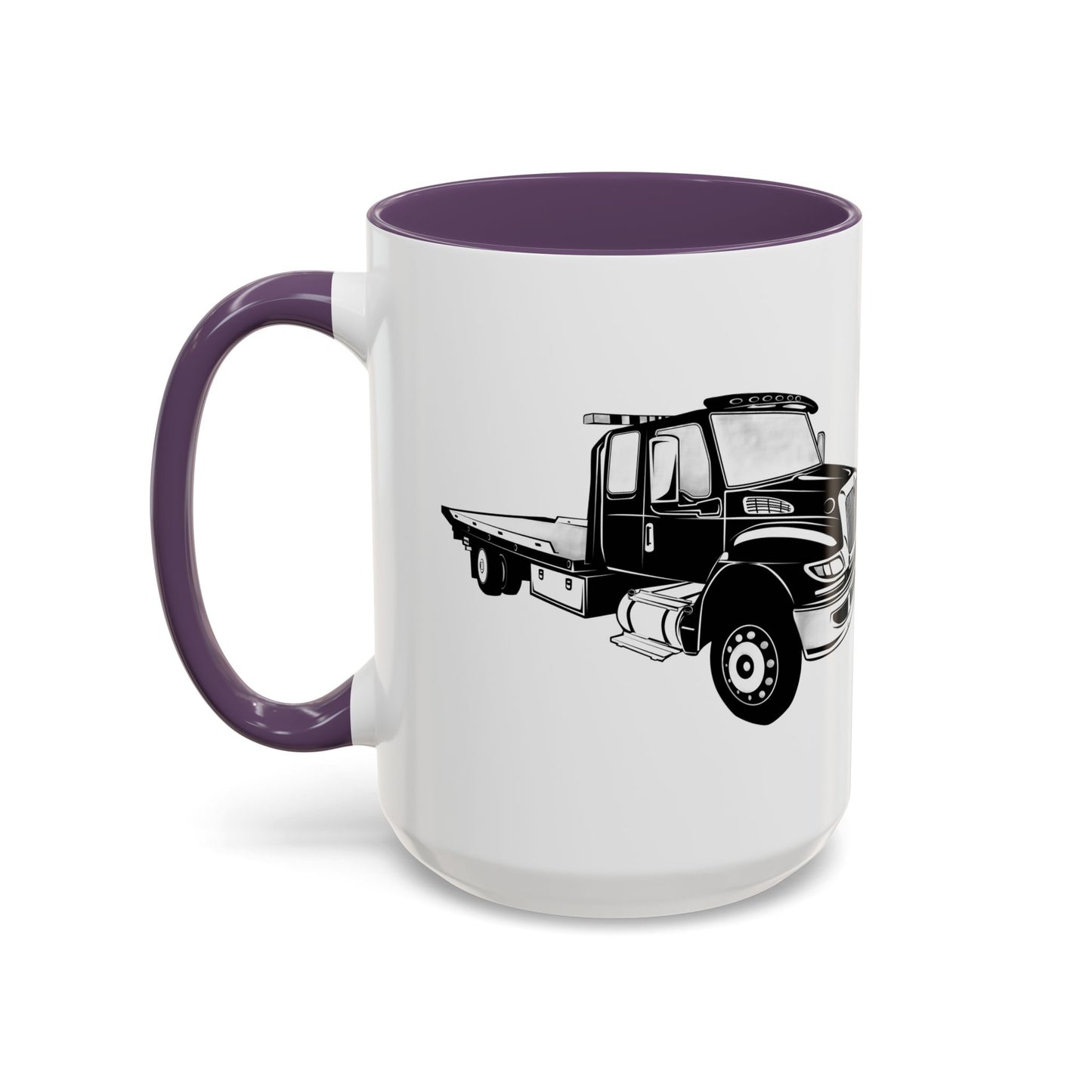 Flatbed Tow Truck 2-Tone Coffee Mug