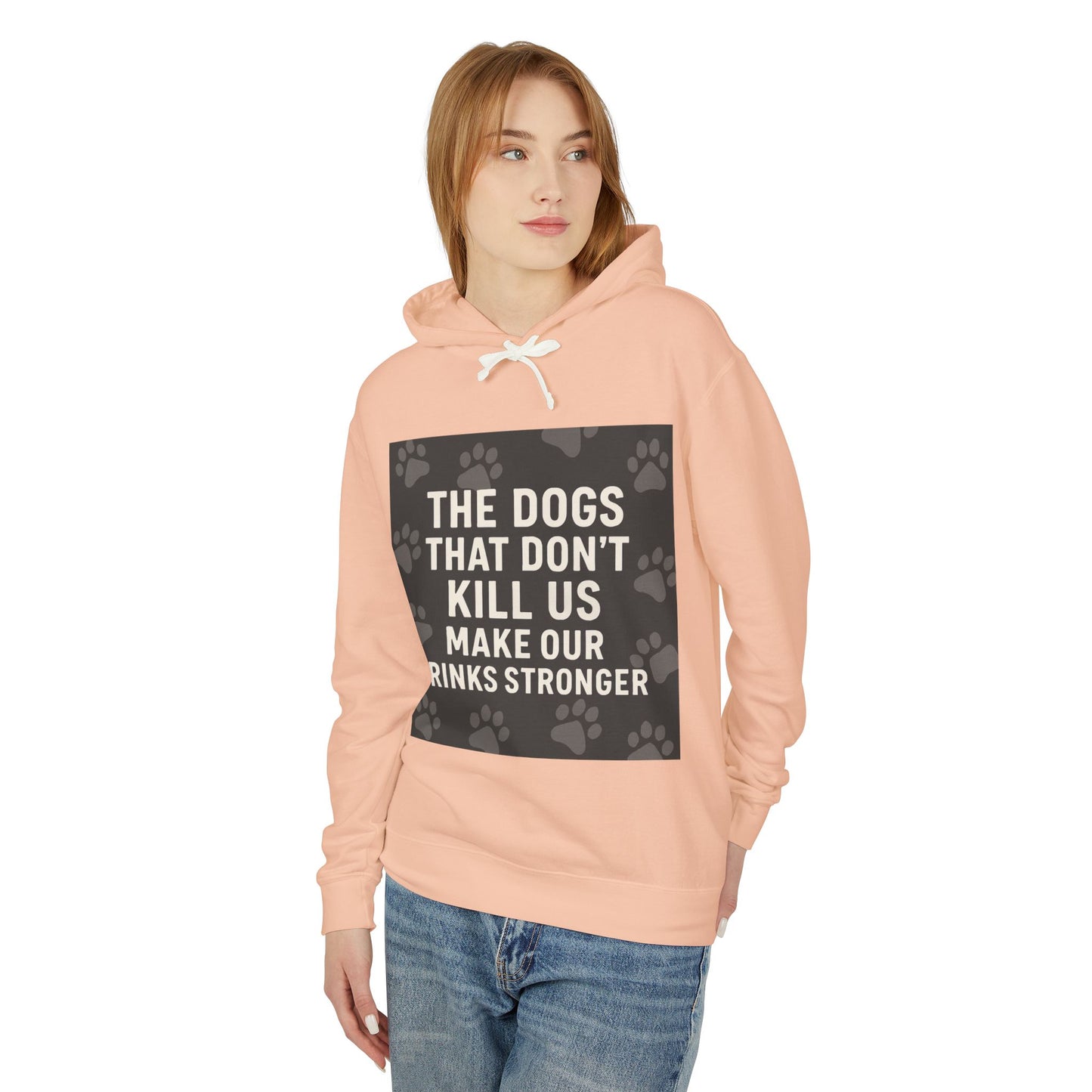 Drinks Stronger Unisex Lightweight Hoodie