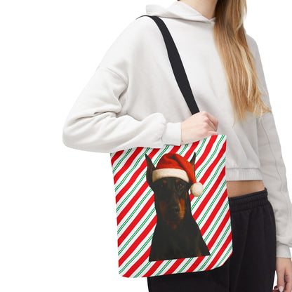 Santa Paws Doberman Tote Bag