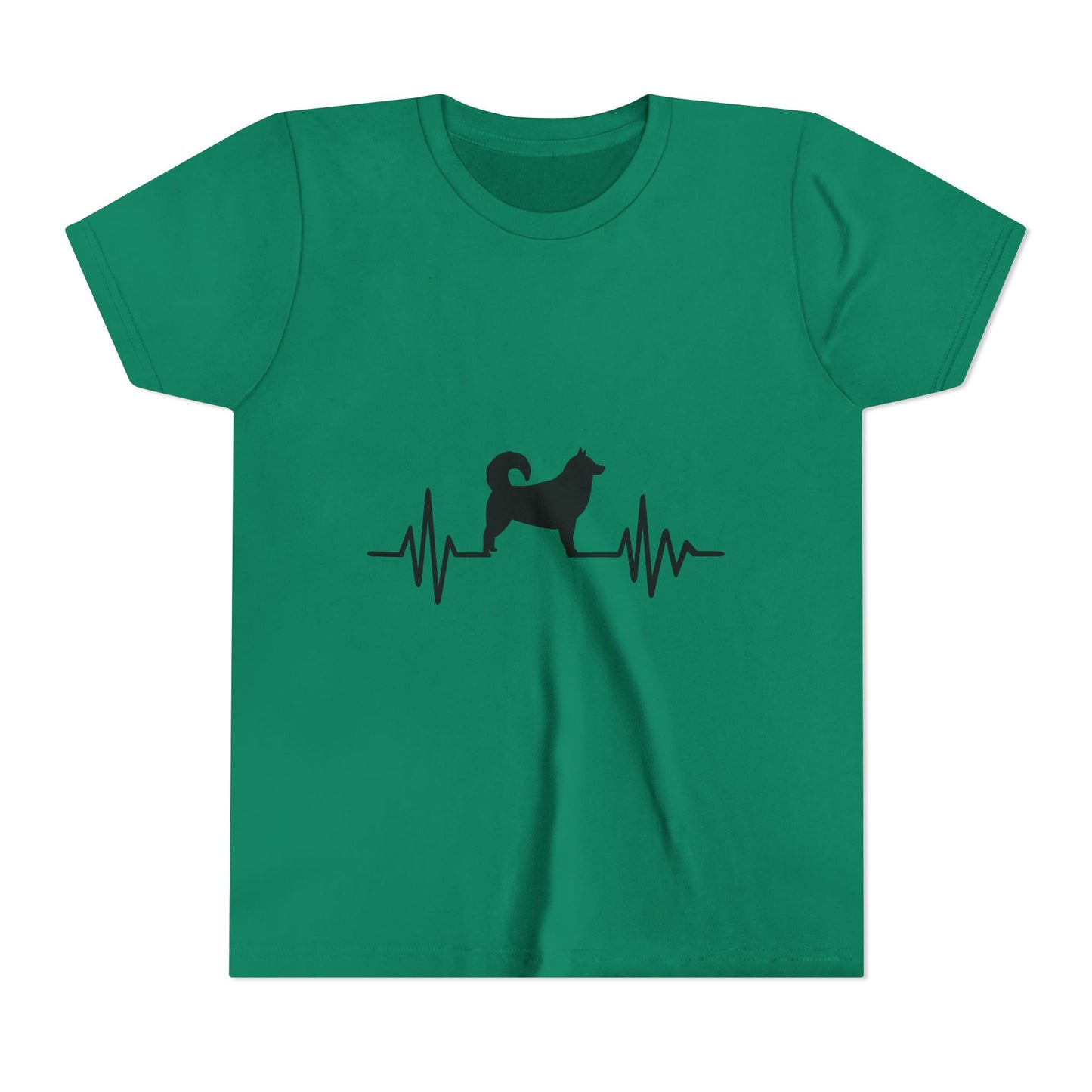 My Heart Beats For Malamutes Youth Unisex Short Sleeve Crewneck Tee