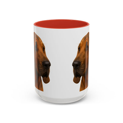 Bloodhound Head 2-Tone Coffee Mug