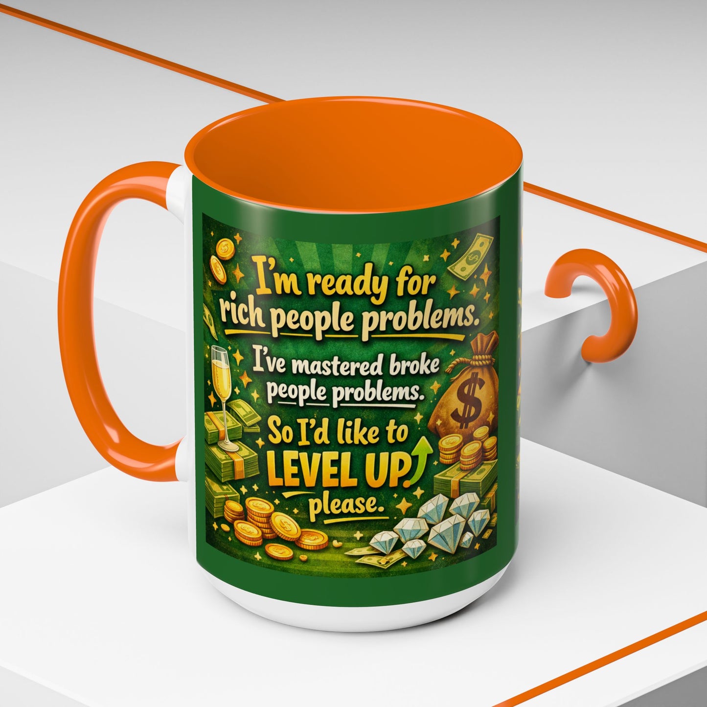 Level Up 2-Tone Coffee Mug