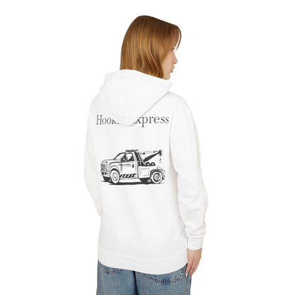 H**ker Express Wheel Lift Tow Truck Unisex Lightweight Hoodie
