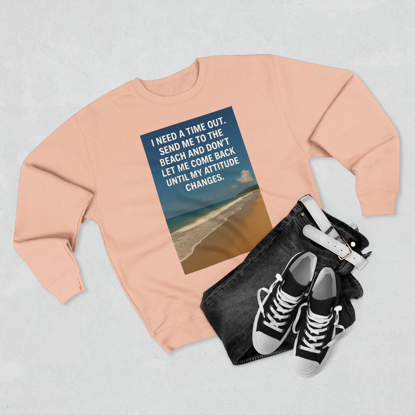 Time Out Unisex Crewneck Sweatshirt