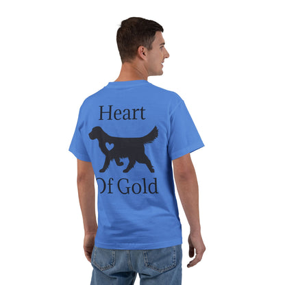 Heart Of Gold Men's Short-Sleeve Crewneck Tee