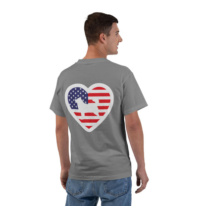 Malamute Flag Men's Short-Sleeve Crewneck Tee