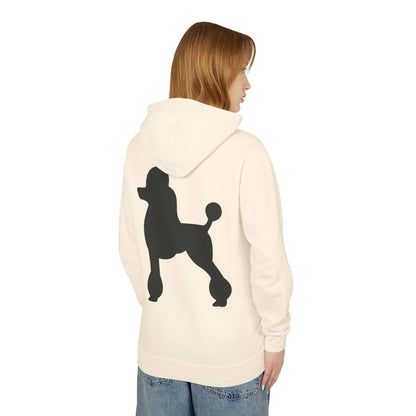Poodle Silhouette Unisex Lightweight Hoodie