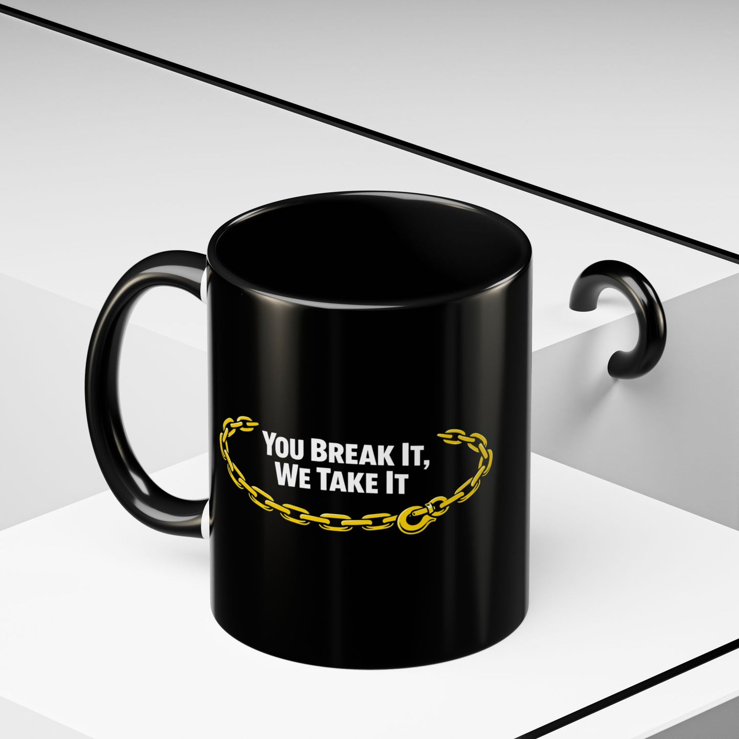 You Break It 2-Tone Coffee Mug