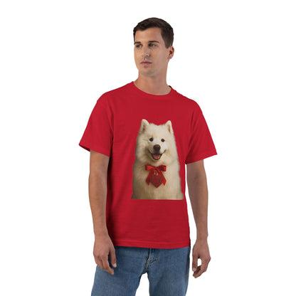 Cupid's Companion Samoyed Men's Short-Sleeve Crewneck Tee