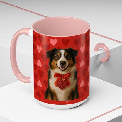 Cupid's Companion Aussie 2-Tone Coffee Mug