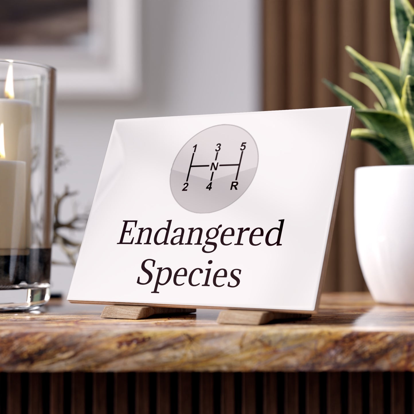 Endangered Species Ceramic Photo Tile