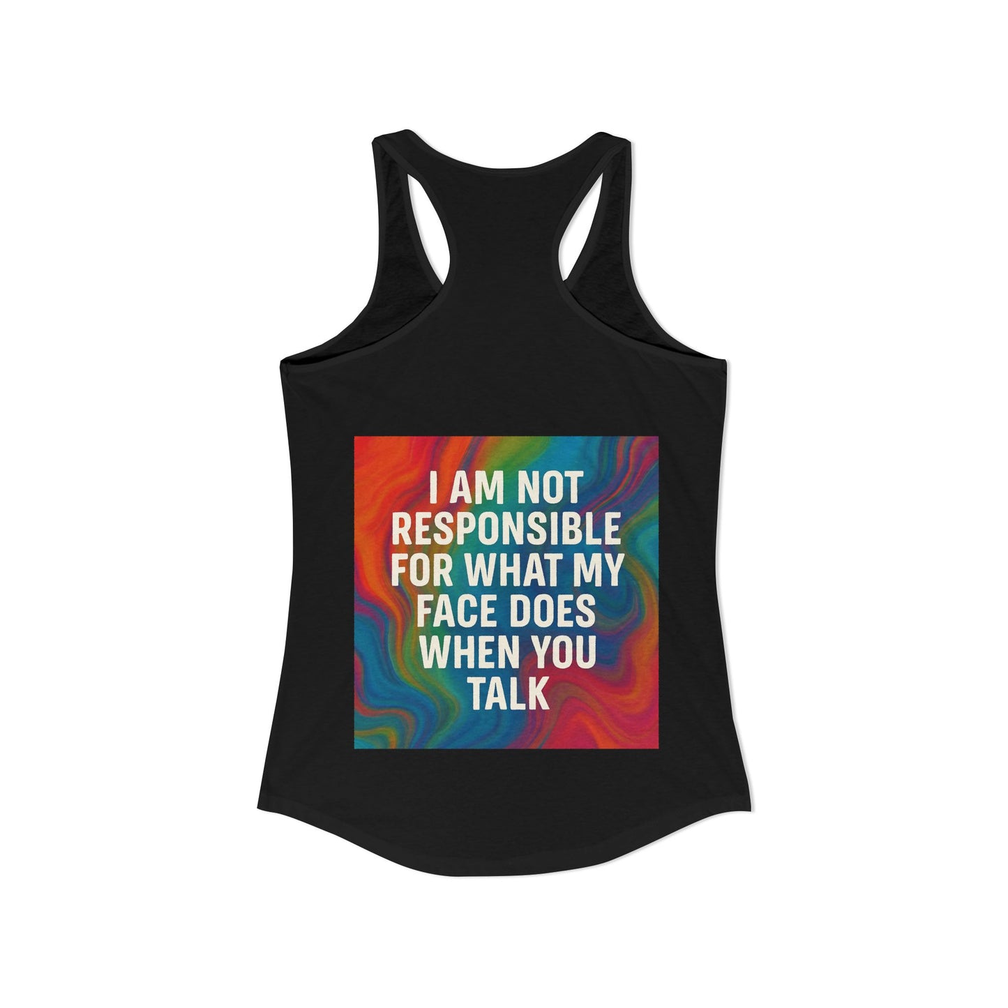 When You Talk Women's Racerback Tank